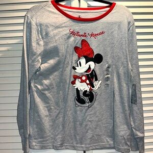 NWT Disney‎ Minnie Mouse long sleeve shirt women’s S